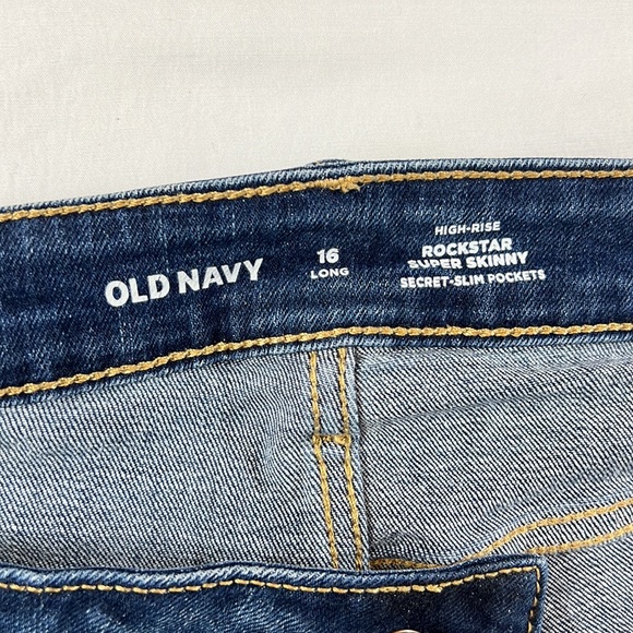 Old Navy Sz 16Long Skinny Jeans - Picture 9 of 13